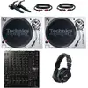 Image de Technics SL-1200MK7 DJ-draaitafel Starterset met Pioneer DJ DJM-V10-LF mixer