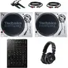 Image de Technics SL-1200MK7 DJ-draaitafel Starterset met AlphaTheta DJM V5 mixer