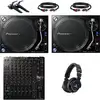 Image de Pioneer DJ PLX-1000 DJ-draaitafel Starterset met Pioneer DJ DJM-V10-LF mixer