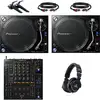 Image de Pioneer DJ PLX-1000 DJ-draaitafel Starterset met Pioneer DJ DJM-A9 mixer