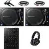 Image de Pioneer DJ PLX-1000 DJ-draaitafel Starterset met AlphaTheta DJM V5 mixer