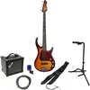 Image de Peavey Milestone Vintage Burst elektrische basgitaar starterset