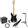 Image de Sire Marcus Miller P5 4-String Black elektrische basgitaar starterset