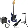 Image de Sire Marcus Miller V3 New Gen 4-String Midnight Blue Burst elektrische basgitaar starterset