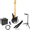 Image de Sire Marcus Miller Z3 4-String Sparkle Black elektrische basgitaar starterset
