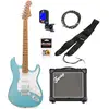 Image de Fazley Sunset Series Dawn HSS Metallic Lake Blue elektrische gitaar starterset