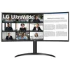 Image de LG 34WR55QC-B - Moniteur UltraWide 34 pouces, écran incurvé QHD, 21:9, Dynamic Action Sync, FreeSync, Noir