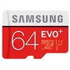 Image de Samsung 64 Go Carte mémoire EVO Plus Micro SD Classe 10 avec adaptateur SD