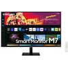 Image de Samsung Smart Monitor M7 32’’ en resolution UHD 4K. Le 1er écran tout-en-un pour accéder facilement à vos applications de divertissement et travail. LS32BM702UUXEN jusqu’à 100  remboursés