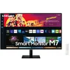 Image de Samsung Smart Monitor M7 32’’ en resolution UHD 4K. Le 1er écran tout-en-un pour accéder facilement à vos applications de divertissement et travail. LS32BM700UUXEN