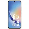 Image de Samsung Galaxy A34 5G Smartphone Android, écran FHD+ Super AMOLED 6,6", 8 Go de RAM et 256 Go de mémoire interne extensible, batterie 5000 mAh, citron vert (version italienne)