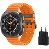 Image de Samsung Galaxy Watch Ultra LTE 47 mm + chargeur - Smartwatch, contrôle de santé, suivi sportif, orange (version espagnole)