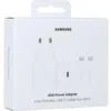 Image de Samsung Adaptateur de charge rapide EP-T4511X, chargeur USB-C avec charge rapide de 45 W, compatible avec les appareils d'autres fabricants, câble de données, blanc