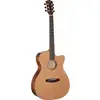Image de Cort Flow-OC Natural Satin elektrisch-akoestische gitaar met softcase