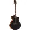 Image de Cort Limited Edition Modern Black Trans Black Gloss elektrisch-akoestische westerngitaar met koffer