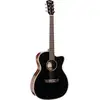 Image de Cort Essence OC4 Black Top Natural Semi Gloss elektrisch-akoestische westerngitaar
