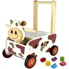 Image de Chariot de marche en bois 3 en 1 Vache Clara Montbéliarde I'm Toy® - IM87132