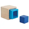 Image de Cubes en Bois sensoriels 'Volumes imbriqués' PlanToys - Jouet en PT5375