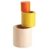 Image de Cylindres en Bois sensoriels 'Volumes imbriqués' PlanToys - Jouet PT5376
