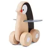 Image de Premier Jouet à pousser en bois 'Pingouin Roulant' Plantoys® PT5444