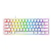 Image de Razer Huntsman Mini - Clavier - rétro-éclairé - USB - US - commutateur : Razer Clicky Optical Purple - mercure en occasion ou reconditionné