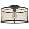 Image de EGLO Plafonnier Dellow, lampe de plafond au style industriel vintage
