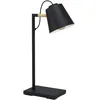 Image de EGLO Lampe de table Lacey, luminaire pour chevet avec abat-jour, en métal