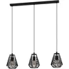 Image de EGLO Suspension luminaire Stype, lustre chambre à 3 flammes, plafonnier