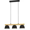 Image de EGLO Suspension luminaire Sherburn, lustre à 3 lampes pour salon et salle à