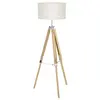 Image de EGLO Lampadaire trépied Lantada, lampe à poser vintage, luminaire salon sur