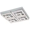 Image de EGLO LED Plafonnier Fradelo, lampe de plafond 8 flammes moderne, lampe de