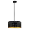 Image de EGLO Suspension Varillas, lampe suspendue 3 flammes, luminaire en acier et