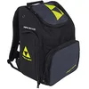 Image de Fischer Sac à dos Race - 55 l - Pour chaussures de ski et casque de ski - Modèle 2023, Noir/jaune/bleu nuit, 55 Liter