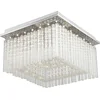 Image de Globo Luminaire LED 68567-21 Plafonnier en verre avec cristaux Chromé