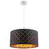 Image de GLOBO LIGHTING Suspension en Nickel Mat 140x40x40 cm Noir doré