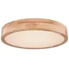 Image de Globo Plafonnier Rainer, aspect bois