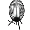 Image de Lampe de table Fusignano Noir H: 41 cm Onozo Coque 26.5cm avec Câble + Prise IP44