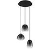 Image de EGLO Suspension Aguilares, lampe cluster en verre fumé au-dessus de la