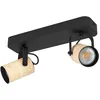 Image de EGLO Rail spot LED Cayuca, rampe de 2 spots orientables, barre de spots