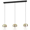 Image de EGLO Suspension Maryvilla 3 flammes pour table à manger élégante, abat-jour