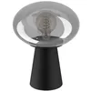 Image de EGLO Lampe de table Madonnina, luminaire pour chevet avec globe en verre