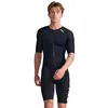 Image de 2XU Aero Maillot de bain zippé à l'avant pour homme Noir/blanc Taille S