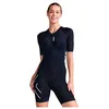 Image de Nuokix Maillot de bain une pièce à manches courtes Trisuit pour femme