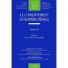 Image de Le Consentement En Matiere Penale: 36