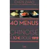 Image de 40 menus de gastronomie chinoise - Chen Zhao en occasion ou reconditionné