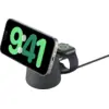 Image de Belkin Chargeur Sans Fil 2-en-1 MagSafe et Qi2 15 W avec Support Noir WIZ027vfH36