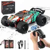 Image de Voiture télécommandée4WD 1:18 Voiture RC Tout-Terrain2 Batteries Longue duréeChenille RC Tout Terrain Haute Vitesse