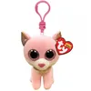 Image de Beanie Boos Fiona - Porte clef chat - TY - PELUCHES/Porte-clés - TY35247 - Rose - Polyester - Dès 3 ans