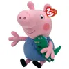 Image de Peluche Peppa Pig Ty Beanie - George - Jouet en peluche - Rose - 3 ans et plus