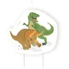Image de Bougie danniversaire Grands Dinosaures - Vert